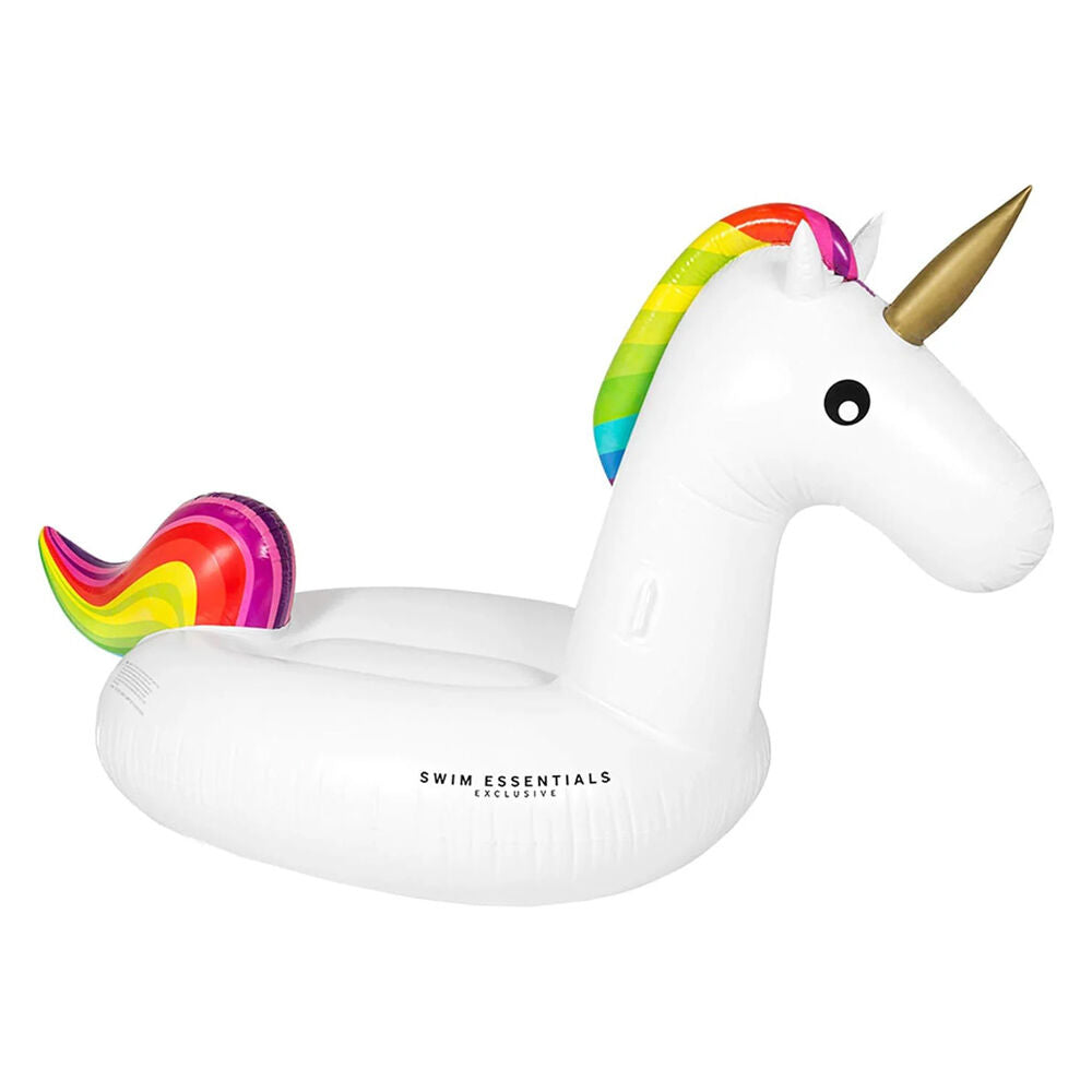 Swim Essentials 150cm 6y+ Inflatable Ride On Beach Pool Floater Unicorn