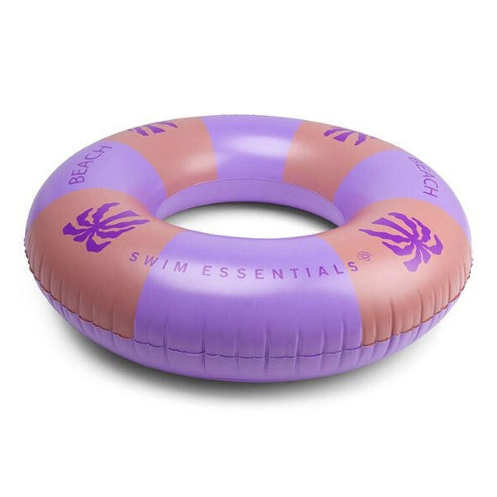 Swim Essentials 120cm Palm Trees Purple Kids Inflatable Swimming Ring Floater — image 2