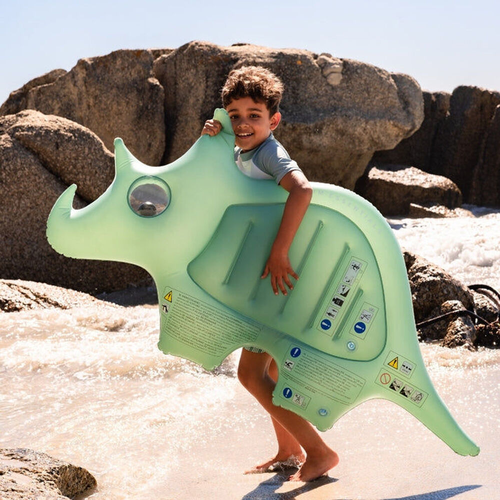 Swim Essentials 140cm 6y+ Kids Inflatable Ride On Pool Float Raft Dinosaur — image 3