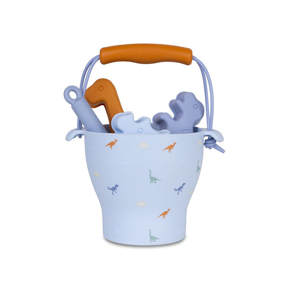 Swim Essentials Beach Bucket Sandpit Outdoor Kids Toy Set Dinosaur 18m+ (5 Pieces)