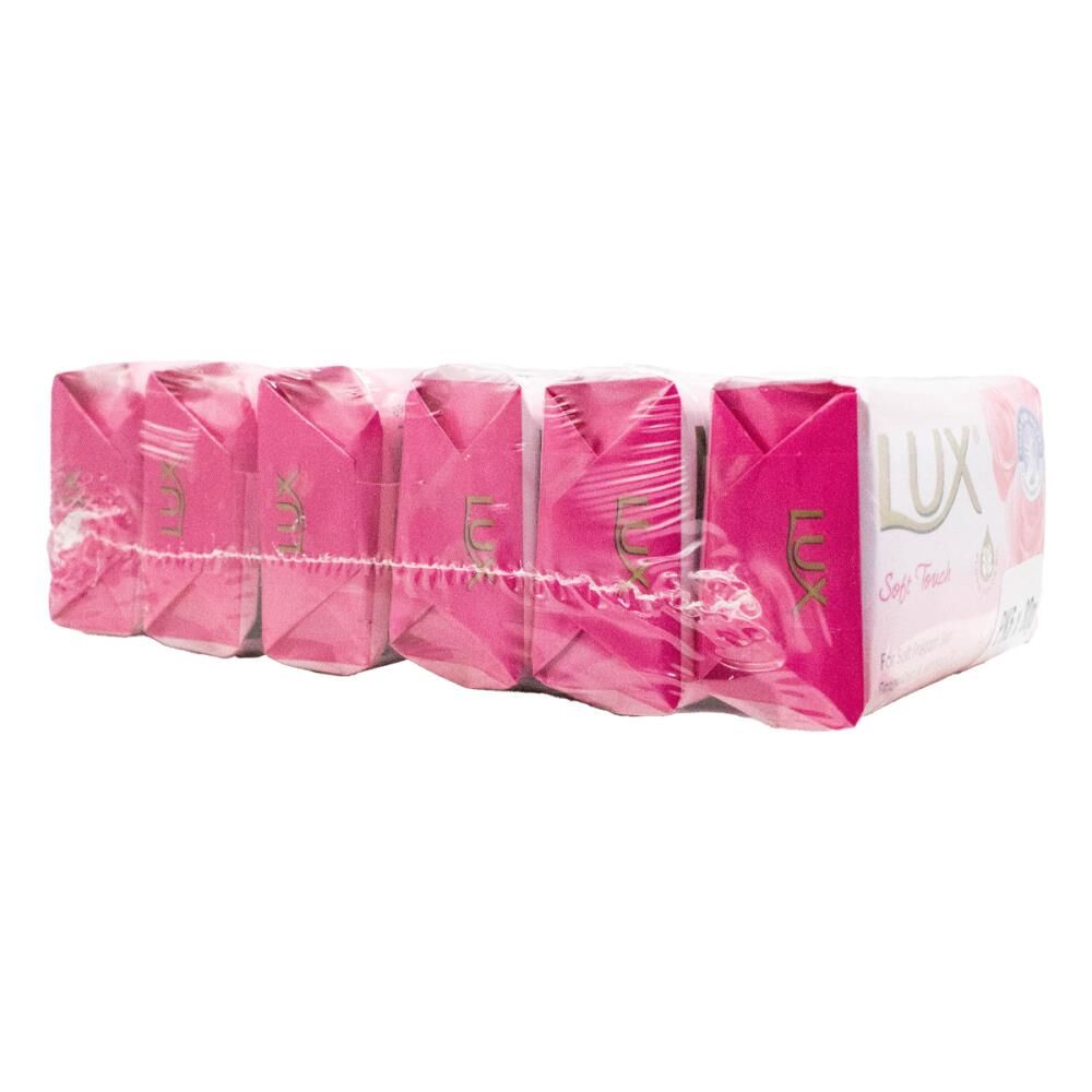 Lux Soft Touch Soap Bar Floral Scent w/French Rose Almond Oil 80g (6 Pack) — image 3