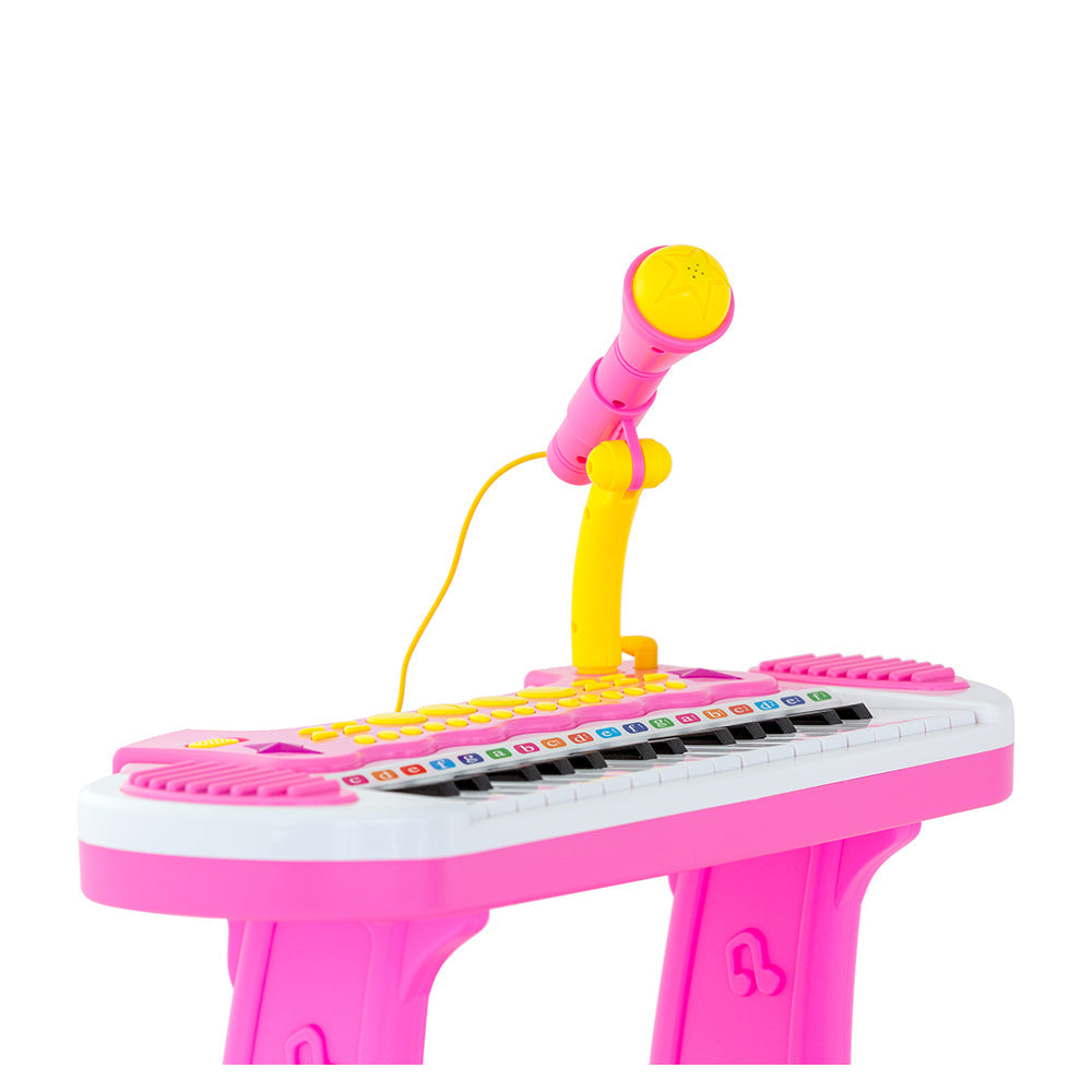 Lenoxx Pink 31 Key Kids Electronic Keyboard Piano Organ Toy/Microphone Music play kids — image 9