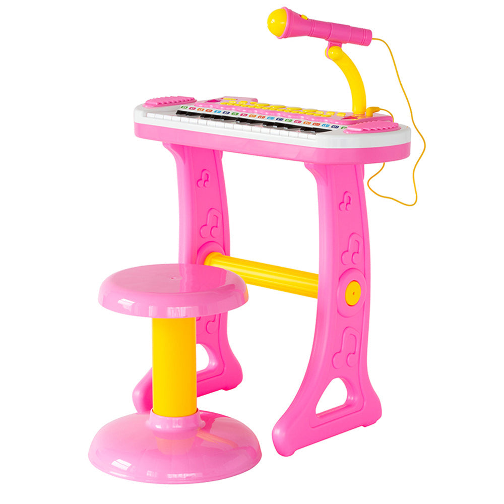 Lenoxx Pink 31 Key Kids Electronic Keyboard Piano Organ Toy/Microphone Music play kids