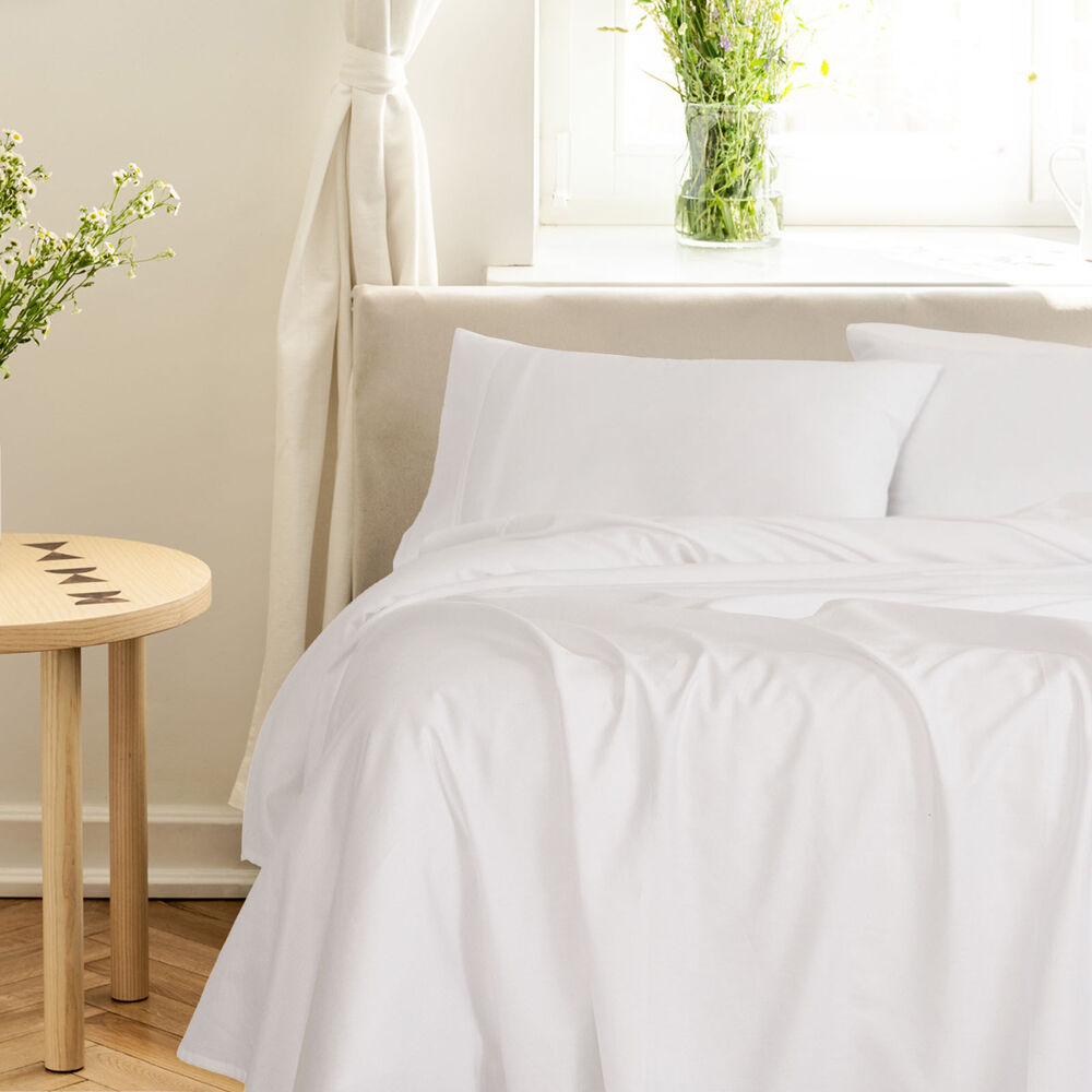 Royal Comfort Balmain Bed Sheet Set 1000TC Bamboo Cotton White