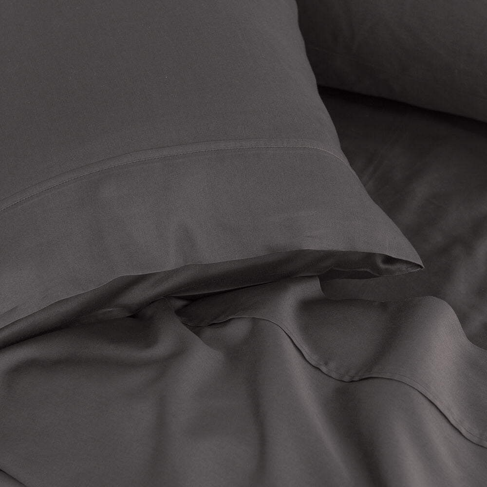 Royal Comfort Balmain Bed Sheet Set 1000TC Bamboo Cotton Pewter — image 5