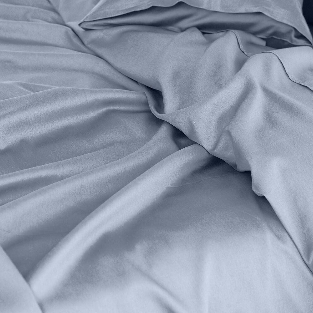 Royal Comfort Balmain Bed Sheet Set 1000TC Bamboo Cotton Blue Fog — image 6