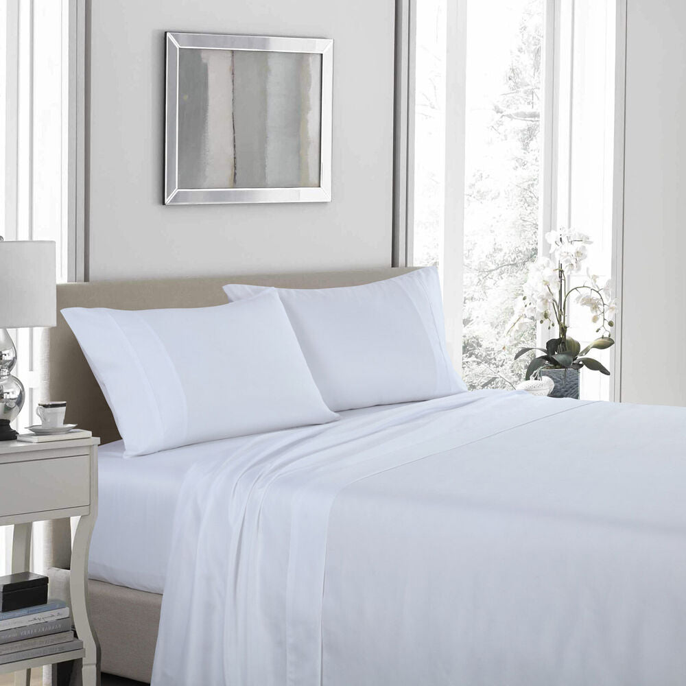 Royal Comfort Ultrasoft Bed Sheet Set 1200TC White — image 5