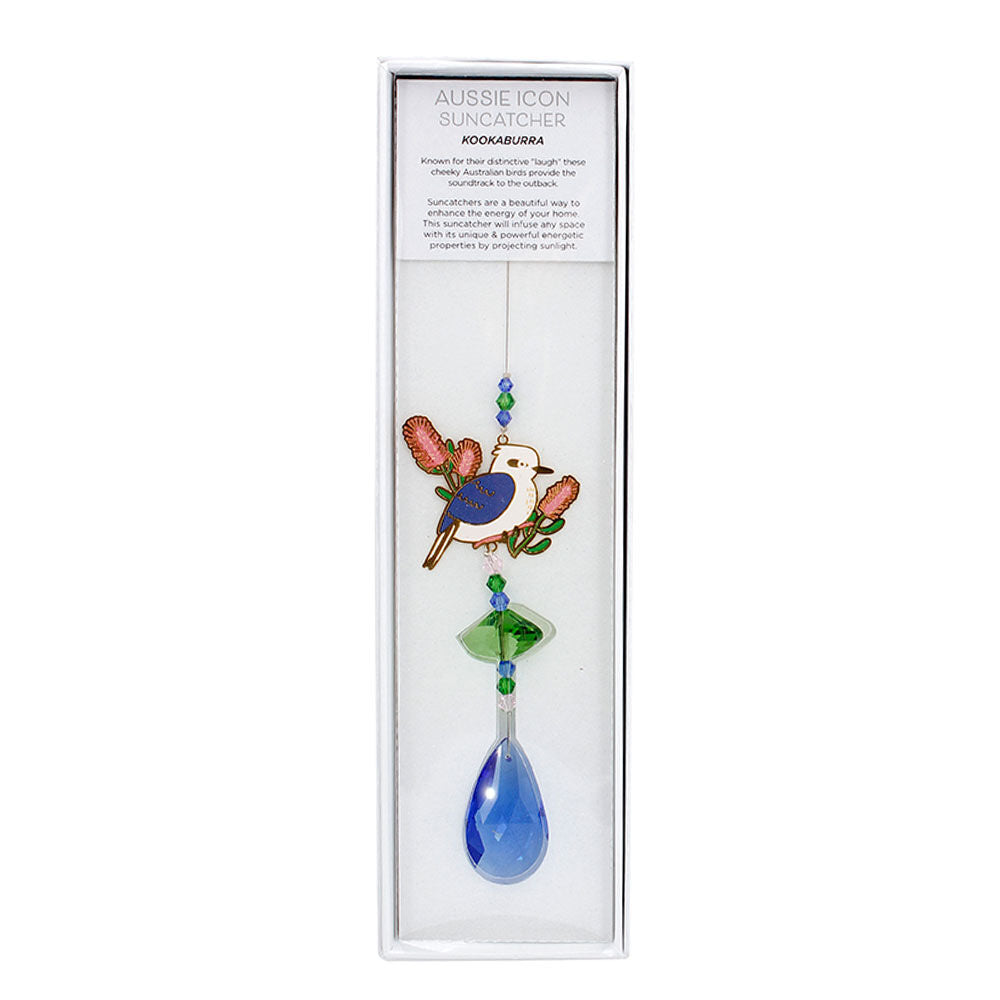 Gibson Gifts Sun Catcher Hummingbird & Kookaburra Hanging Decor Combo Set (2 Pieces) — image 3