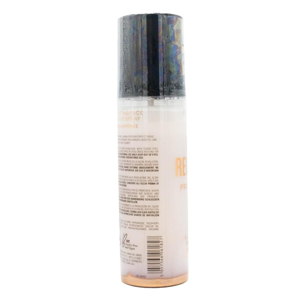 Revolution 200ml Glow Prime Set Illuminating Face & Body Setting Spray — image 2