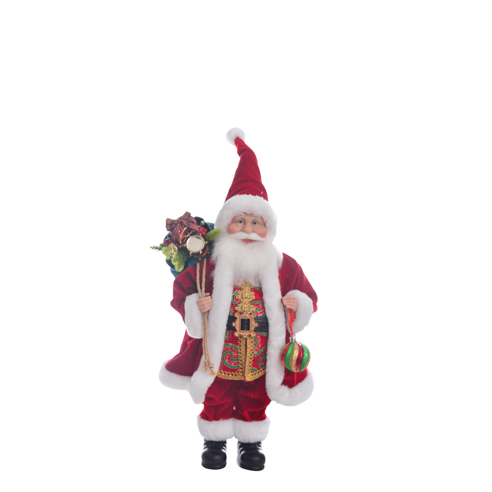 21228-gibson-gifts-classic-santa-claus-small-xmas-home-decor-45x23cm