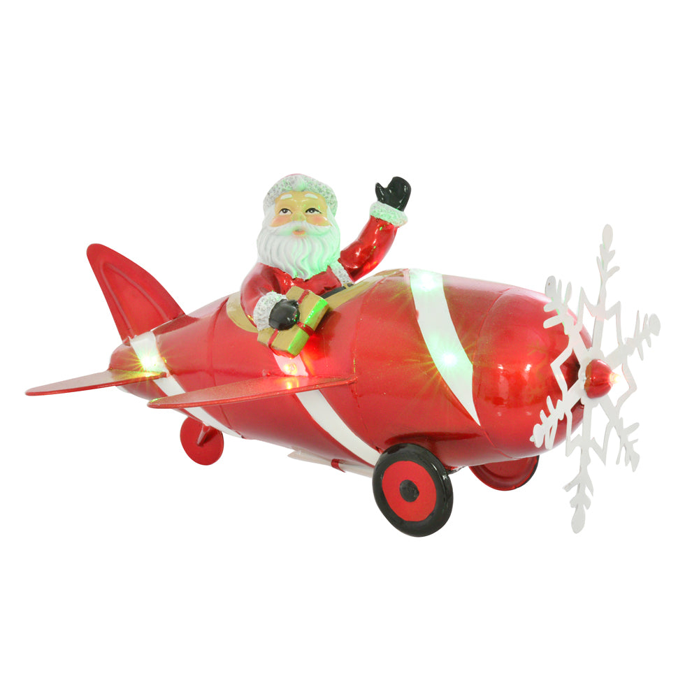 21348-gibson-gifts-lustre-xmas-led-santa-in-aeroplane-33x25cm