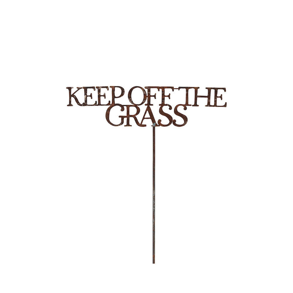 21618-a-fresco-metal-stake-keep-off-the-grass-garden-decor-60cm-rust