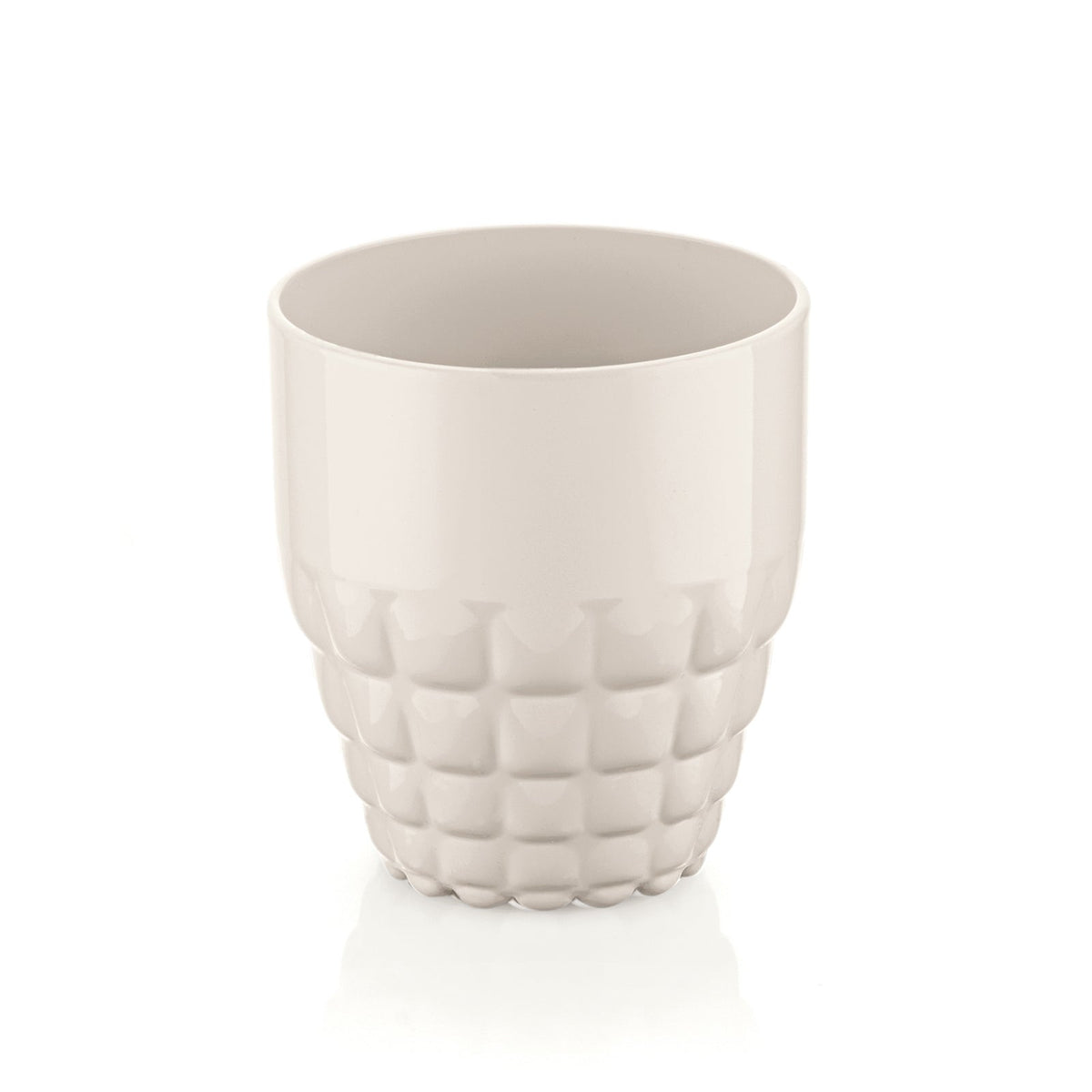 Guzzini Tiffany 350ml 9.5cm Plastic Low Tumbler Water/Juice Glassware White (2 Pack) — image 2