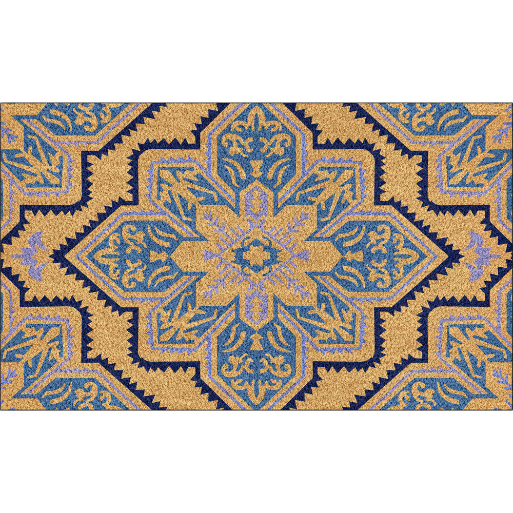 23-8502-solemate-pvc-backed-coconut-coir-blue-mosaic-doormat-45x75cm