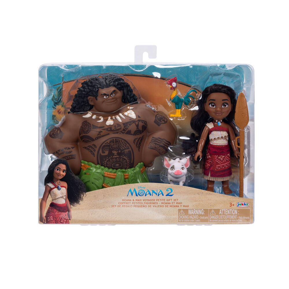 Disney Petite Moana 2 - Maui Voyager Childrens Doll Toy Gift Set
