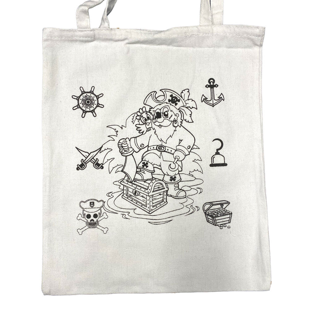 Krafters Korner 39x33cm Custom Design Cotton Tote Bag w/ 5 Markers Assorted — image 4