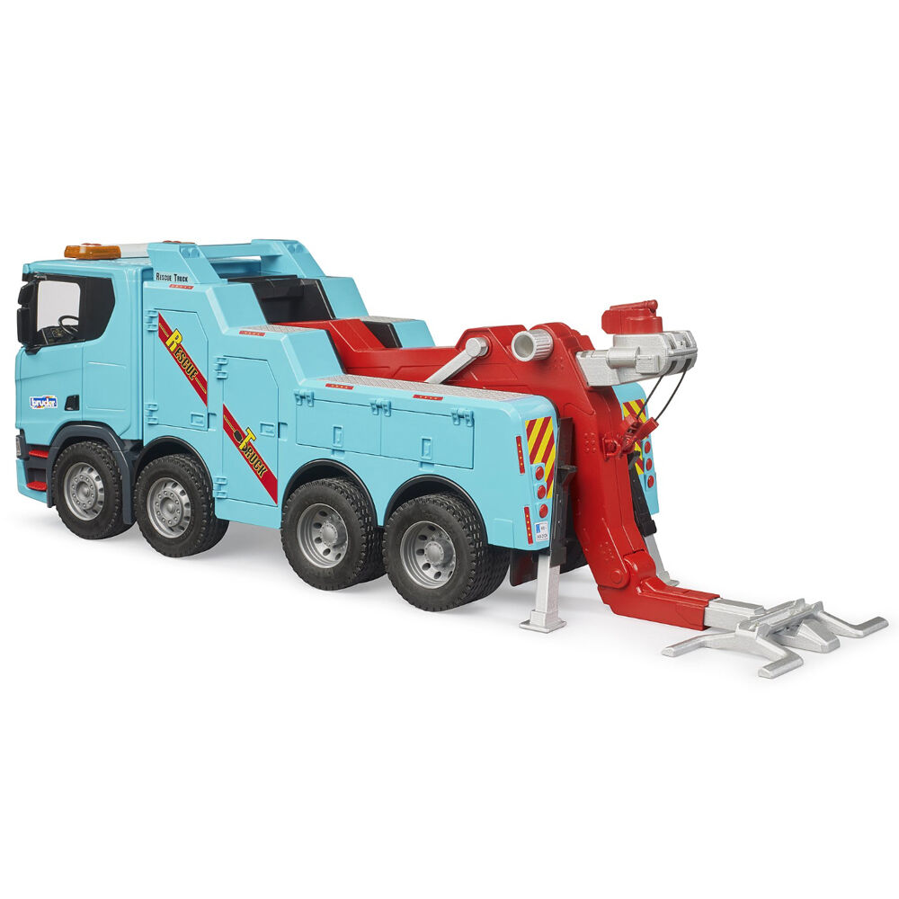 Bruder Blue Scania Super 560R Heavy Haulage Tow Truck with L&S Module Kids Toy — image 3