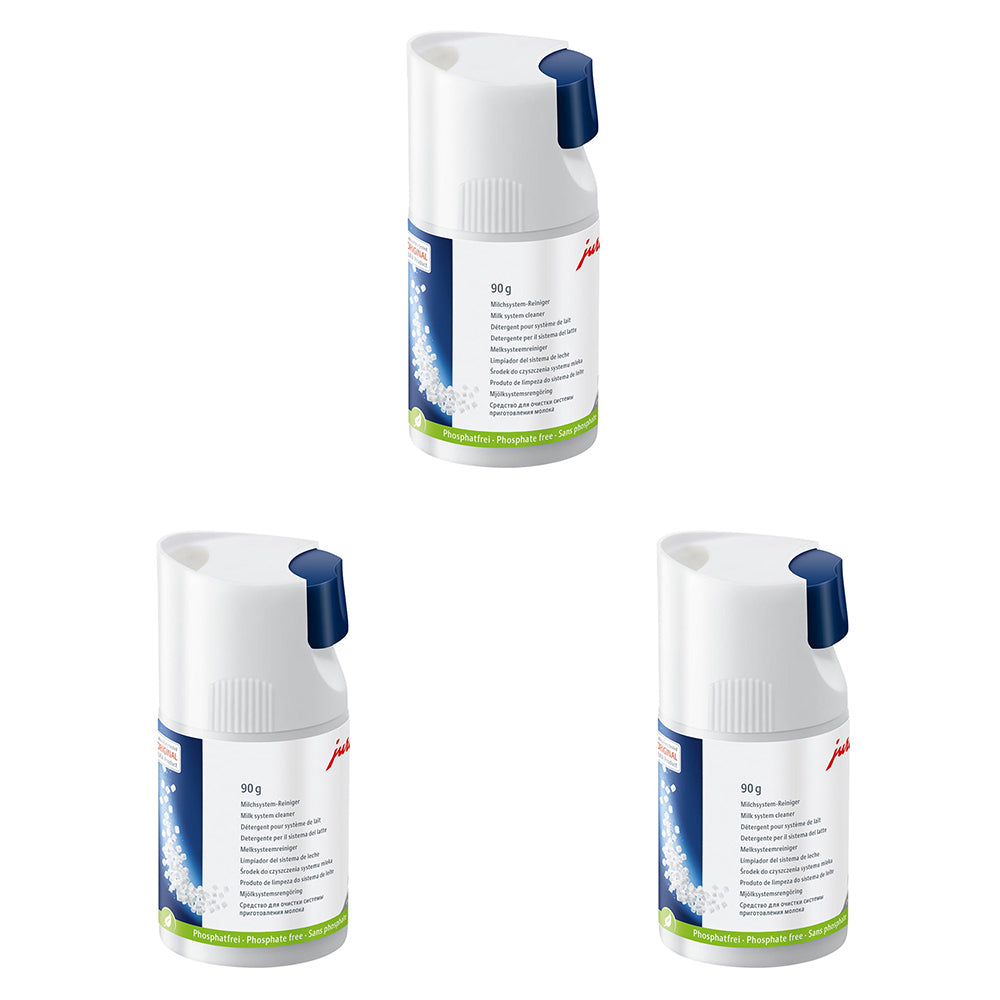 Jura 90g Mini Tabs Residue Cleaner Dispenser For Coffee Machine Milk System (3 Pack)
