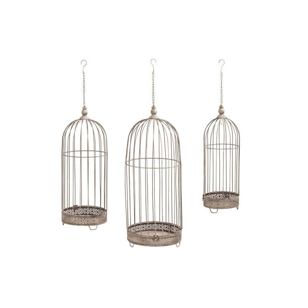 25982-3pc-a-fresco-tall-metal-vintage-birdcage-w-chain-hook-set