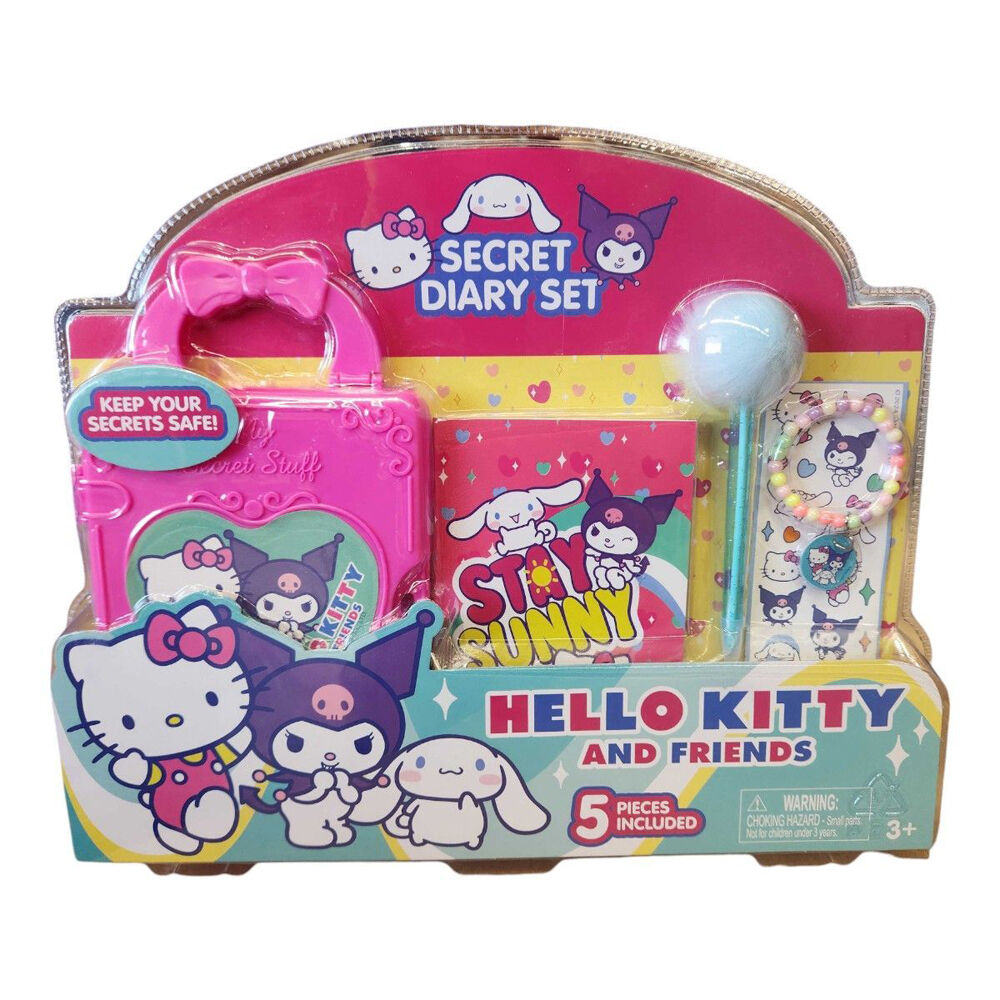 26147-hello-kitty-friends-secret-diary-journal-stationery-set-kids-6y