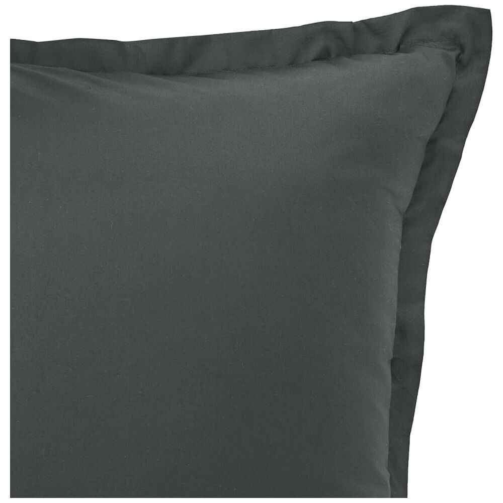 Grosvenor House 500TC Egyptian Cotton Tailored European Pillowcase Charcoal (2 Pack) — image 3