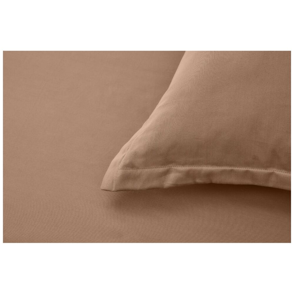 Grosvenor House 500TC Egyptian Cotton Tailored European Pillowcase Clay (2 Pack) — image 4