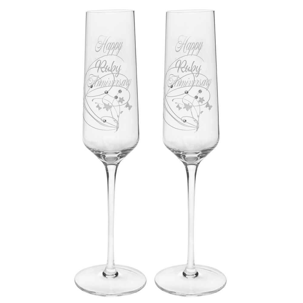 26203-2pc-gibson-gifts-ruby-anniversary-flutes-wine-glasses-set-clear