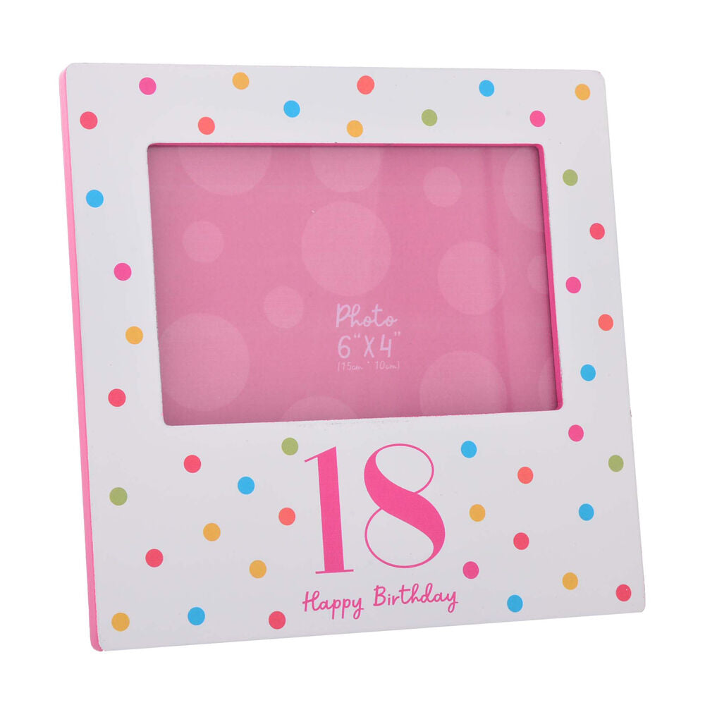 26228-gibson-gifts-birthday-party-18-photo-frame-6x4-decor-pink