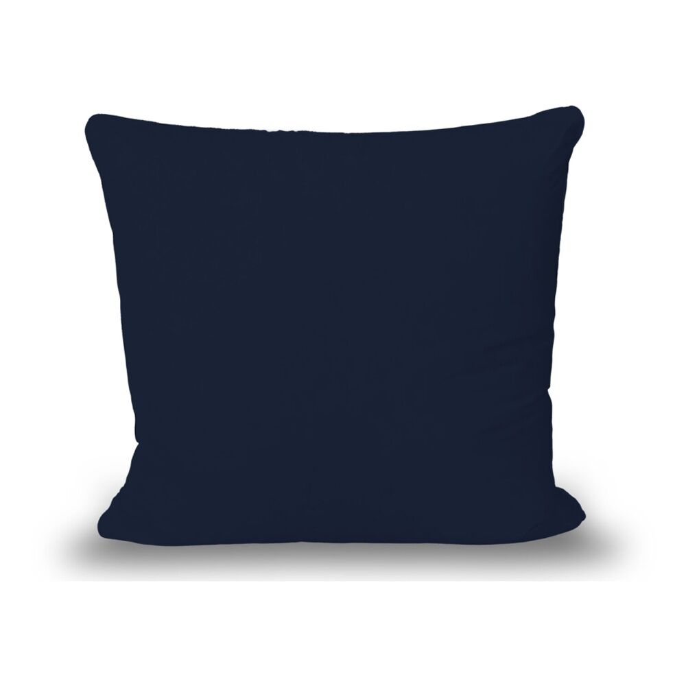 The Lighthouse Washed Cotton European Pillowcase With Double Stitch Navy (2 Pack) — image 2