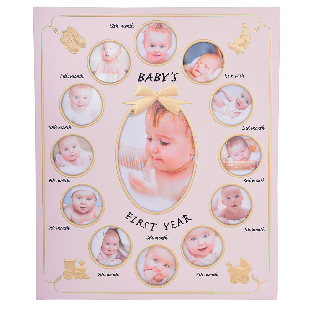 26489-gibson-gifts-first-year-collage-keepsake-memory-photo-frame-pink