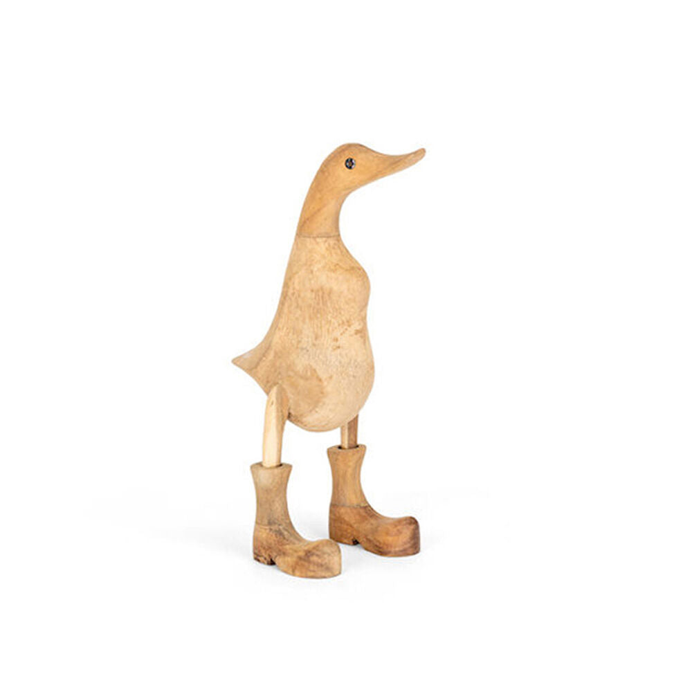 26491-a-fresco-bamboo-duck-w-boots-sculpture-xs-27cm-brown