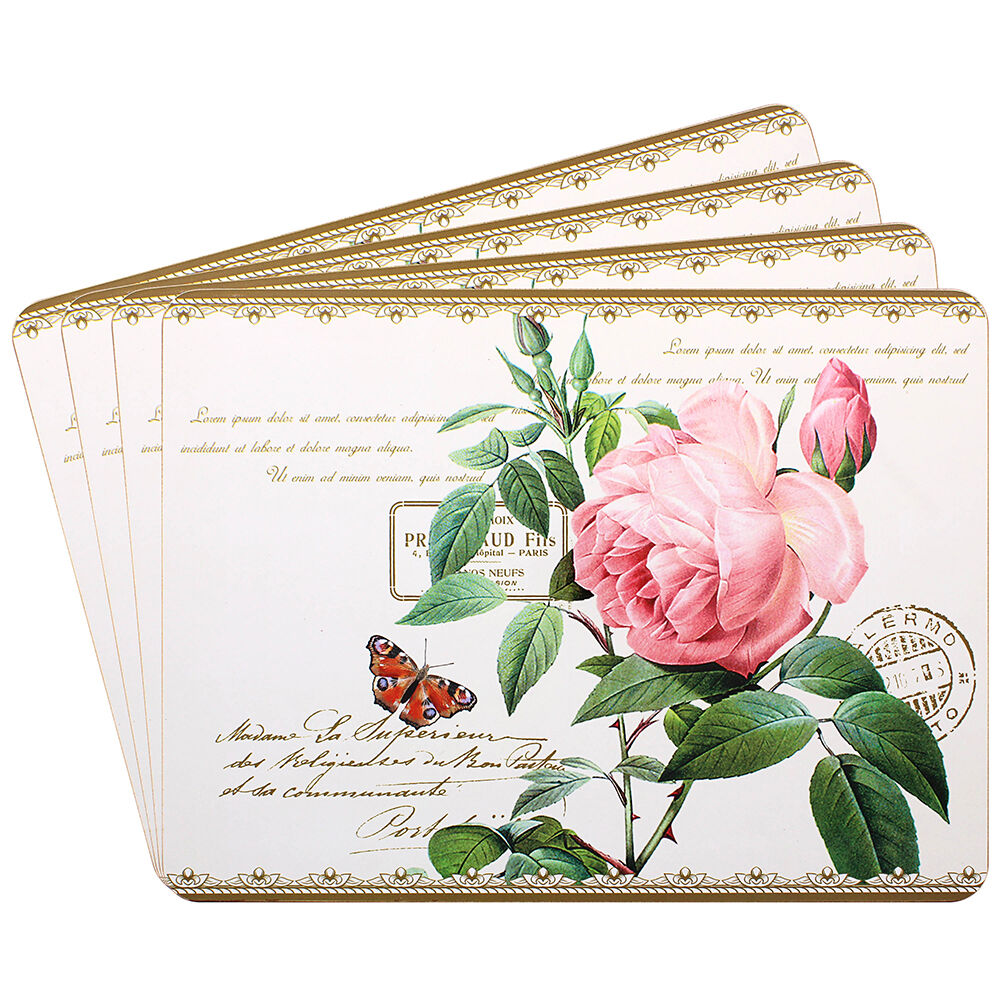 26607-4pc-gibson-gifts-redoute-rose-cork-backed-placemats-set-rectangle-29x22cm
