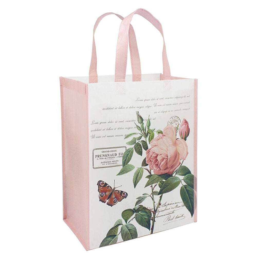 26610-gibson-gifts-redoute-rose-shopper-reusable-bag-pink