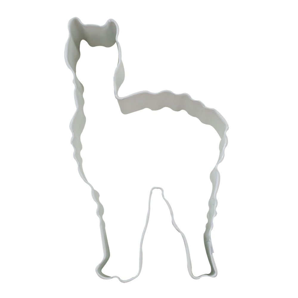 2700-43-r-m-llama-cookie-cutter-polyresin-coated-steel-10-2cm-white