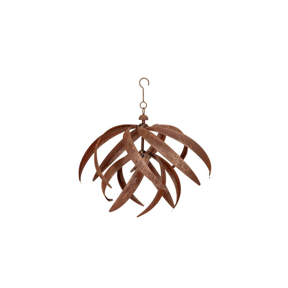 27573-a-fresco-lotus-hanging-garden-patio-windspinner-53-5cm-rust