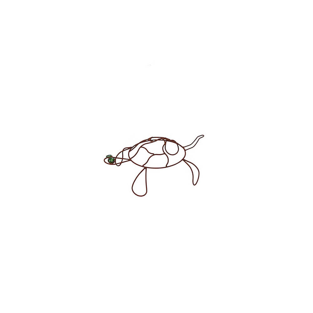 28396-turtle-wire-small-home-garden-patio-planter-decor-50x35cm