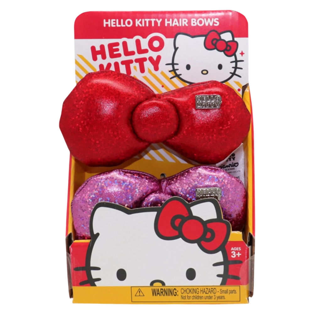 Hello Kitty Novelty Hair Bows/Clips Girls Fashion Hair Pins Kids 3y+ (2 Pieces)
