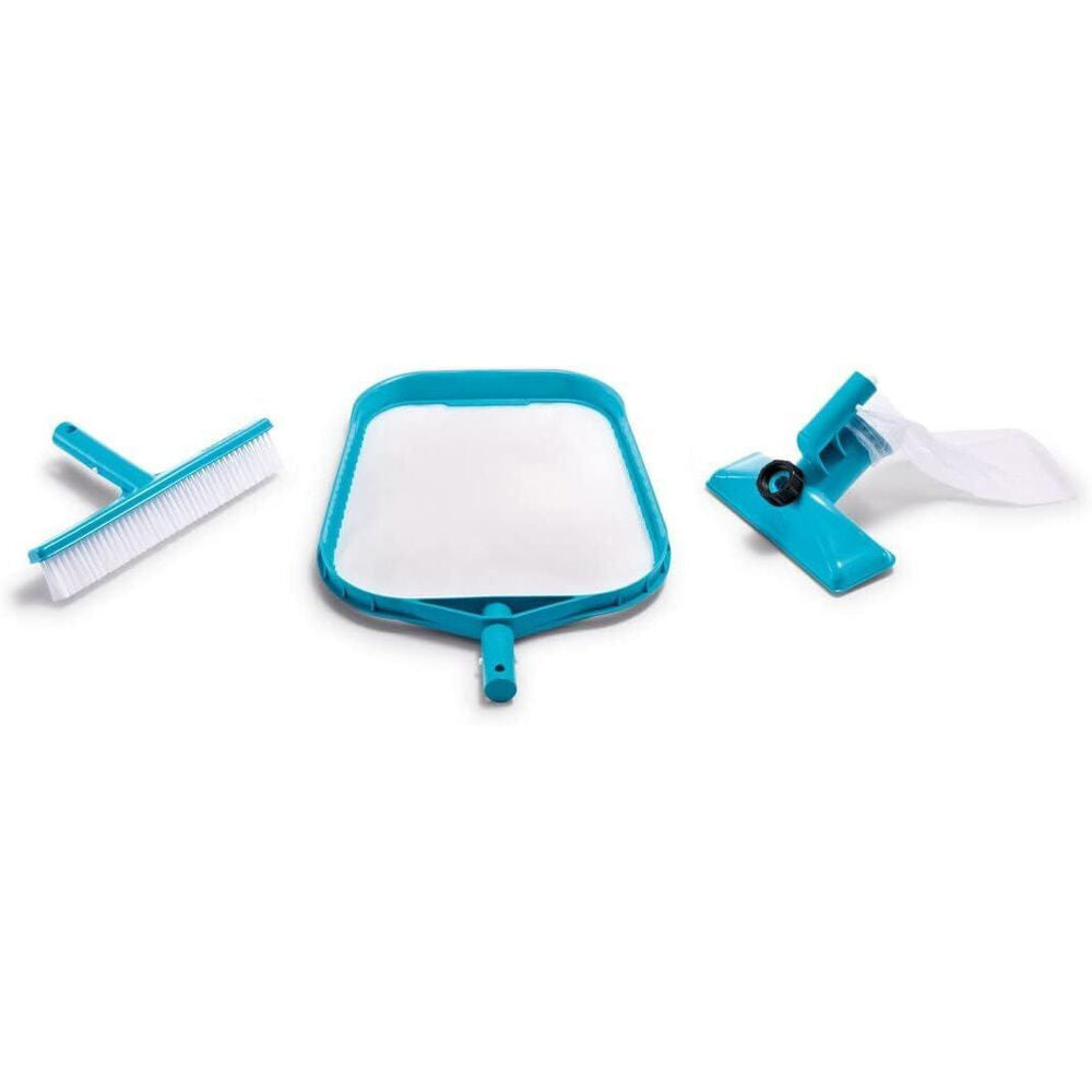 Intex Basic Pool Cleaning Kit Leaf Skimmer / Wall Brush / Vacuum Head (6 Pieces) — image 2