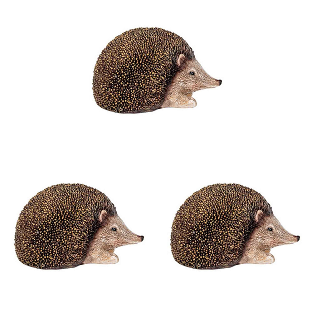 A.Fresco Medium Resin Echidna Indoor Home Decoration 10x7cm Brown (3 Pack)