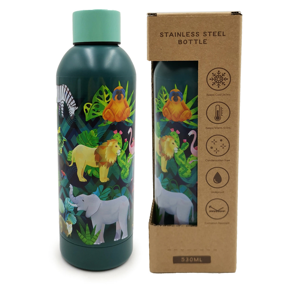 300236600-animal-kingdom-530ml-stainless-steel-drink-bottle-green