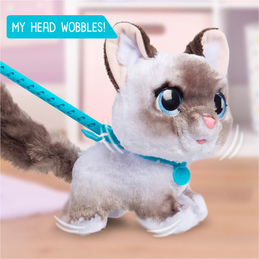 Furreal Wag-A-Lots Kitty Interactive Plush Toy for Kids - White/Grey - 4y+ — image 4