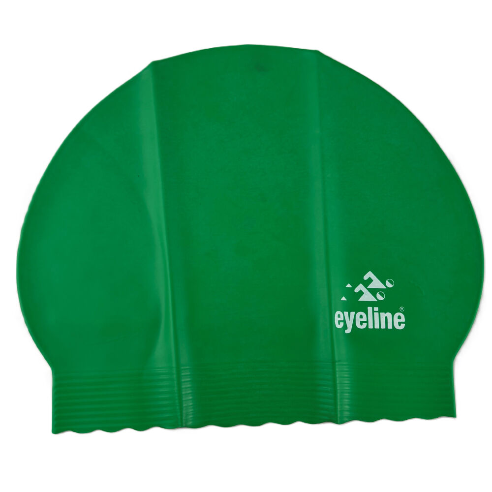 Swim Fit One Size Fits All Dark Green Pure Latex Comfort Fitted Swimming Cap