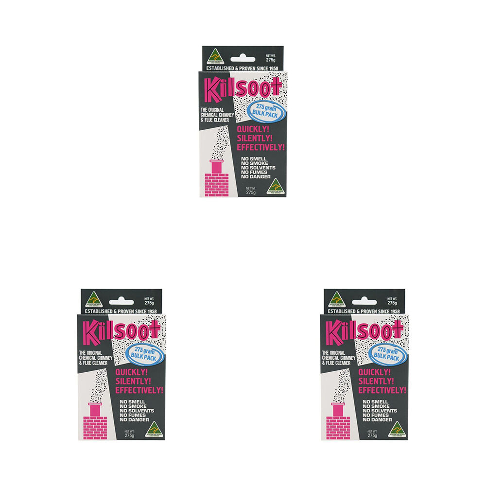 Kilscoot Kilsoot Quick 20 Minutes Chimney and Flue Cleaner Bulk Pack 275g (3 Pack)