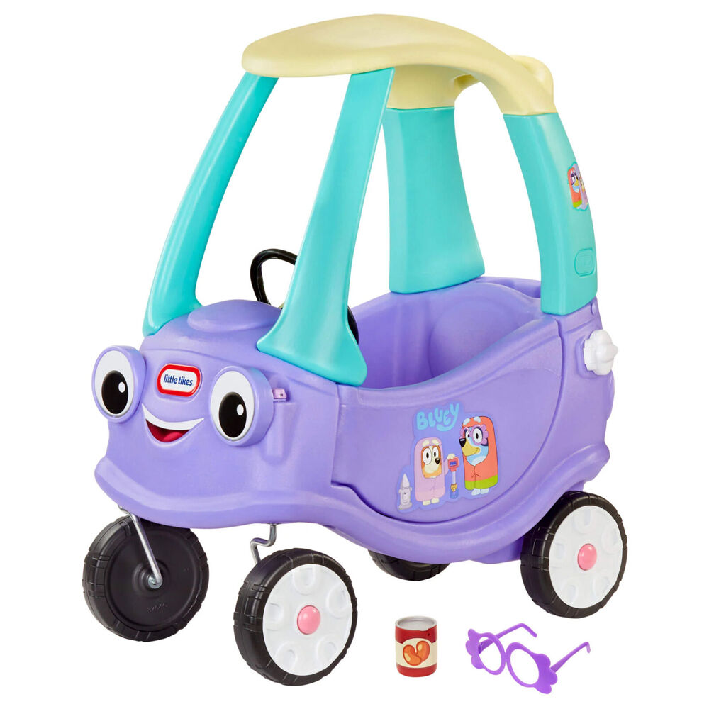 Little Tikes For Ages 1y+ Bluey Grannies Coupe Ride-On Car Toy w/Audio Horn