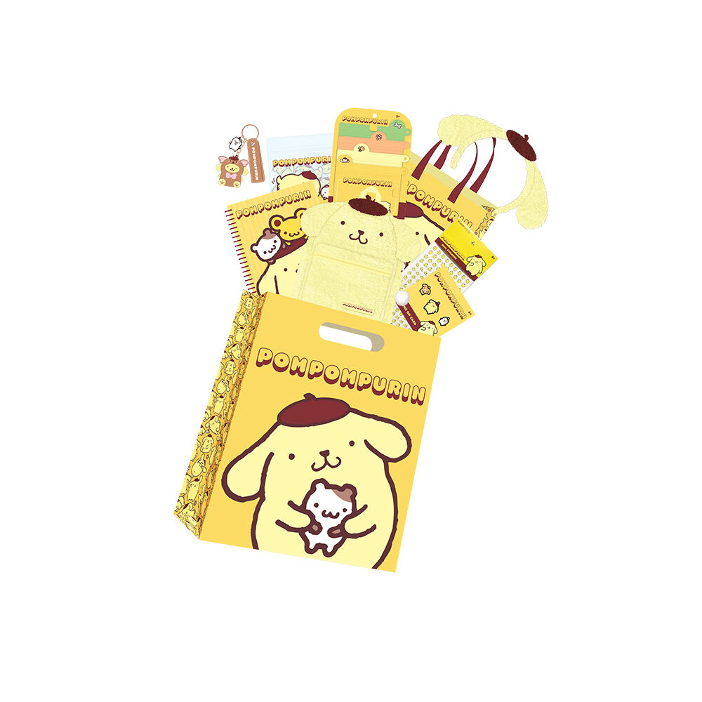 Pompompurin Showbag with Charms, Accessories, Backpack - Yellow - 5y+