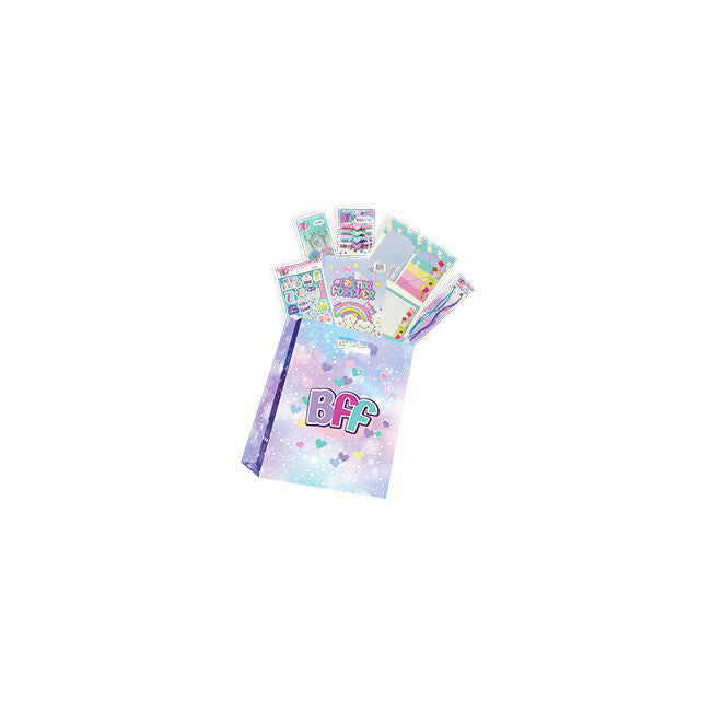 BFF Mini Showbag Friendship Gift Set with Keychain Stickers Writing Set - 5y+ — image 2