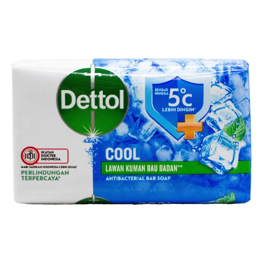 Dettol 60g Soap Bar Antibacterial Cool Effect Menthol Eucalyptus Fragrance