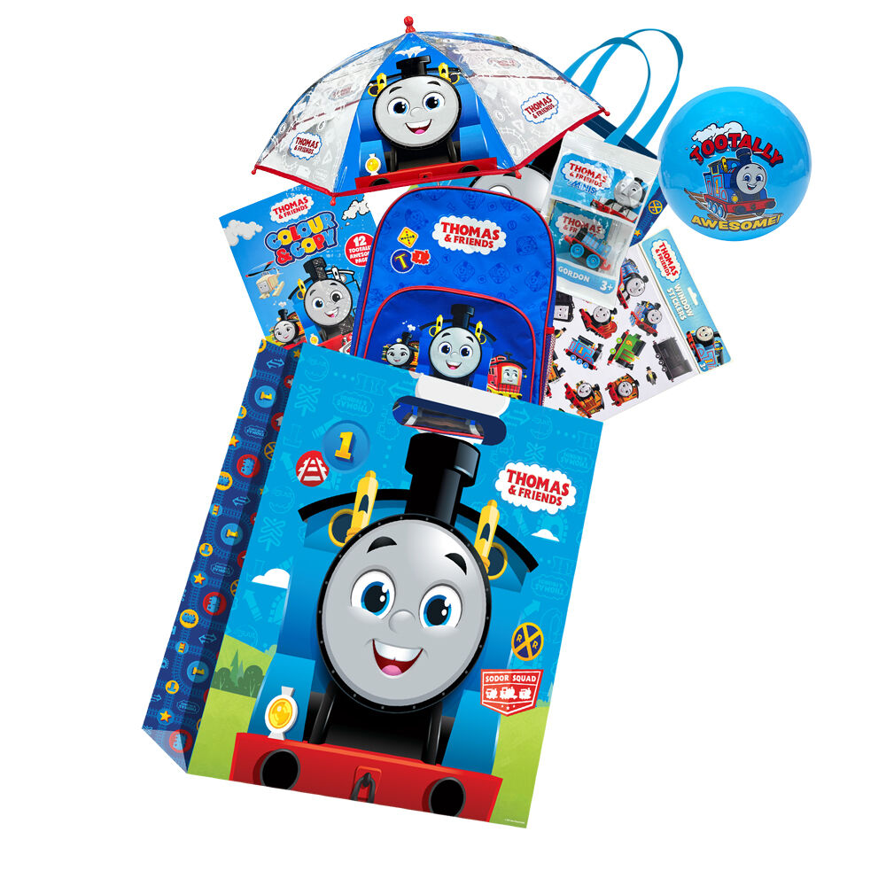 Thomas the Tank Engine Showbag with Backpack, Stickers, Ball, Train - 3y+ — image 4