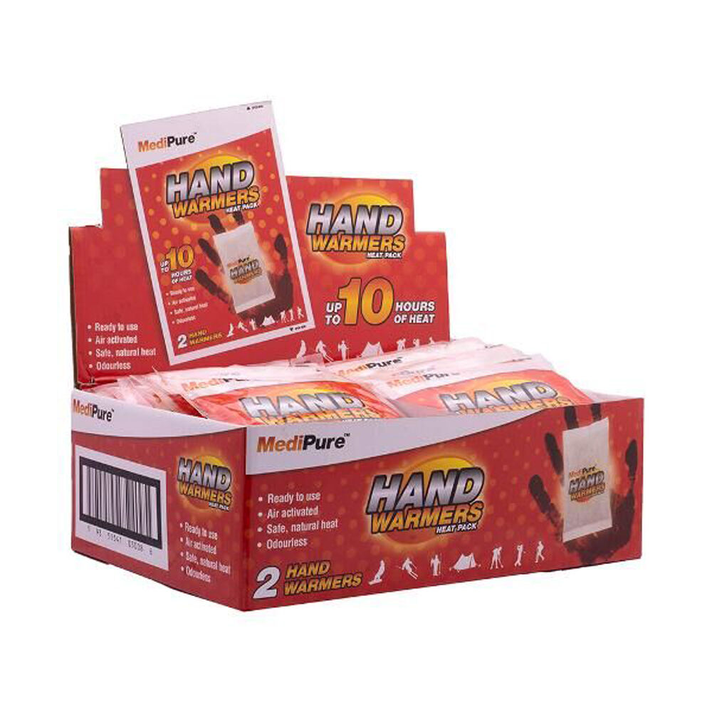 Medipure Hand Warmer Up to 10 Hours of Heat Pack Odourless Ready Use (2 Pieces) — image 4