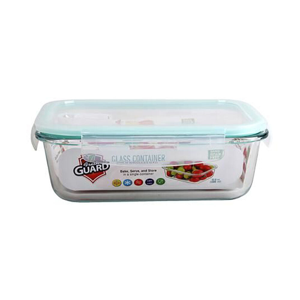 Fresh Guard Microwavable Glass Airtight Food Storage Container — 1500ml